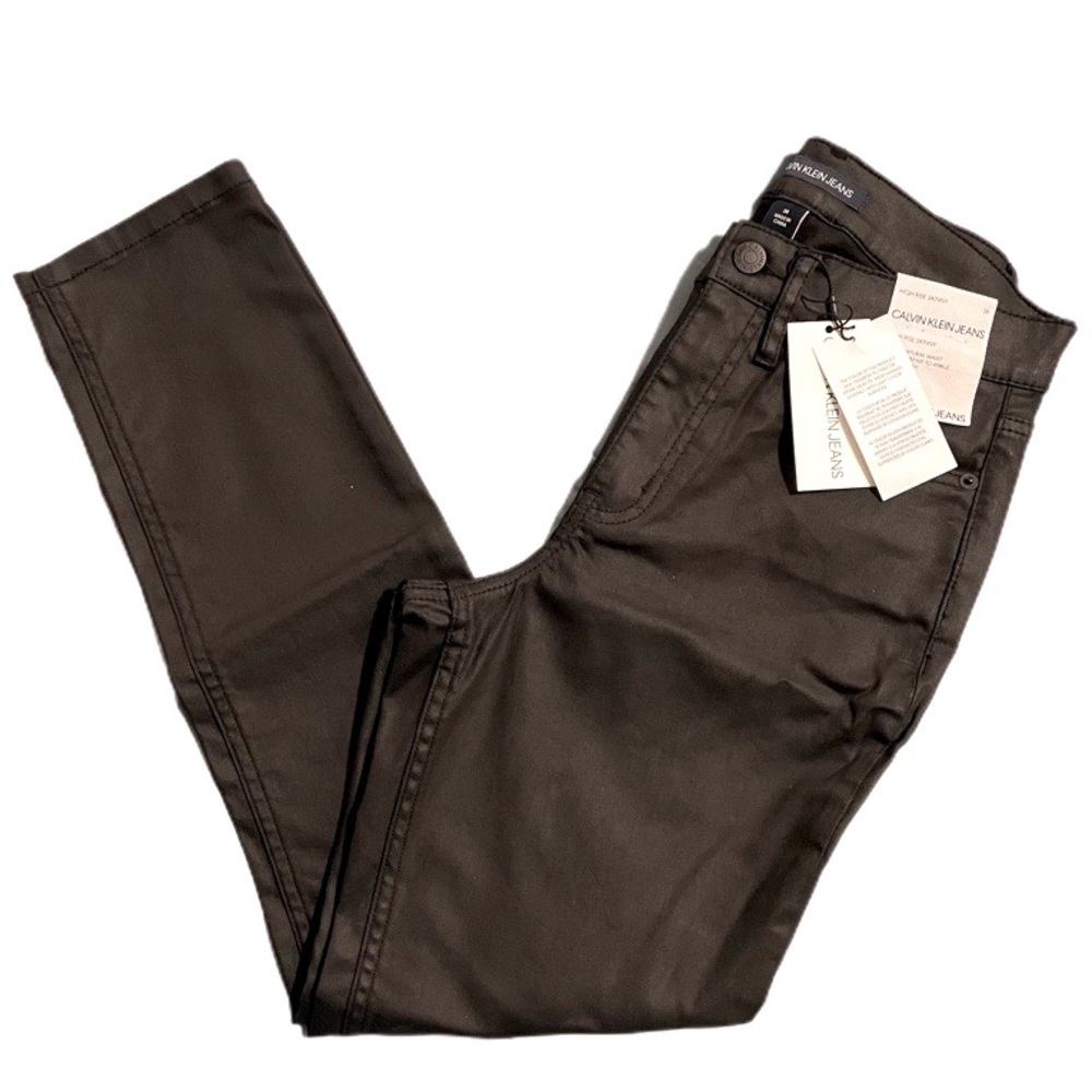 Calvin Klein Black High Rise Skinny (Stretch) Jeans
